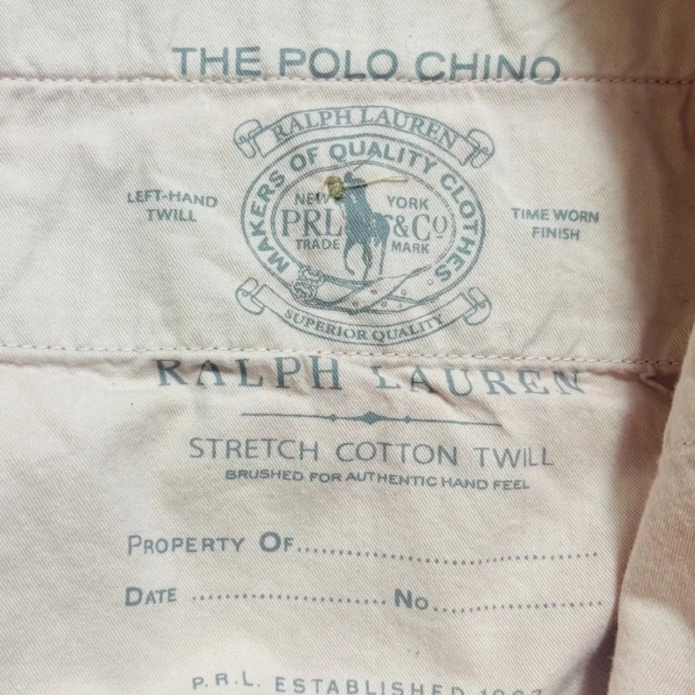 Polo Ralph Lauren Pink Chino Pants Straight Fit Mens 34x27 Stretch Golf Preppy